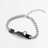Stainless Steel Couple Bracelet Gift for Men and Women