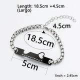 Stainless Steel Couple Bracelet Gift for Men and Women
