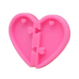 Heart Pendant Resin Casting Mold Puzzle Love Mold
