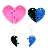 Heart Pendant Resin Casting Mold Puzzle Love Mold