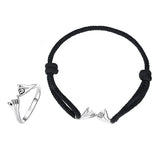 925 Sterling Silver Hand in Hand Bracelet for Women