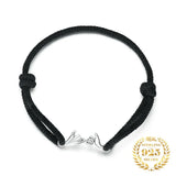 925 Sterling Silver Hand in Hand Bracelet for Women