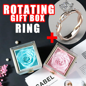 Preserved Flower Ring Box Pendant Women's