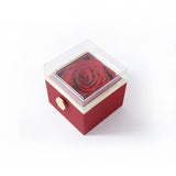 Preserved Flower Ring Box Pendant Women's
