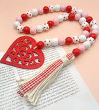 DIY Painted Tassel Wooden Beaded Jewelry Accessories