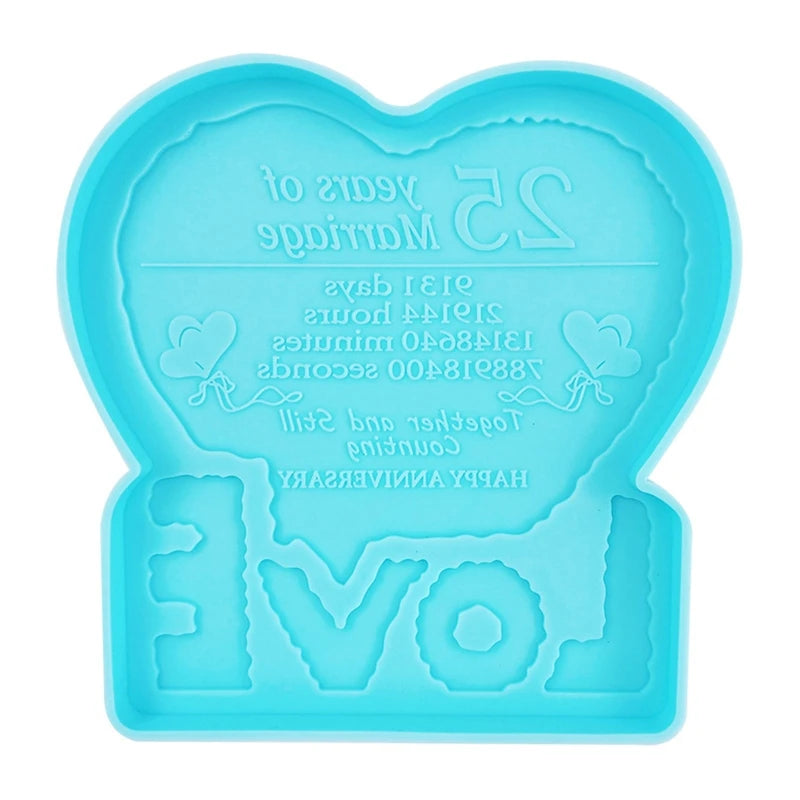 Heart Shape Resin Mold for DIY Table Decor