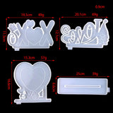 Photo Frame Bracket LOVE Photo Frame Decoration Silicone Mold