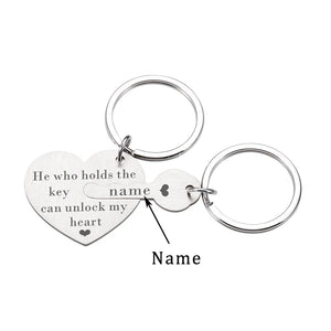 Love Keychain Customizable Name A Pair Of Keychains For Couples