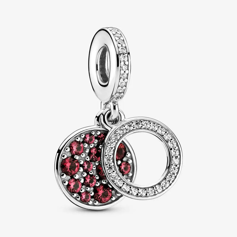 Roses Pendant 925 Silver Love Charm Bead Fit Bracelet Women Jewelry