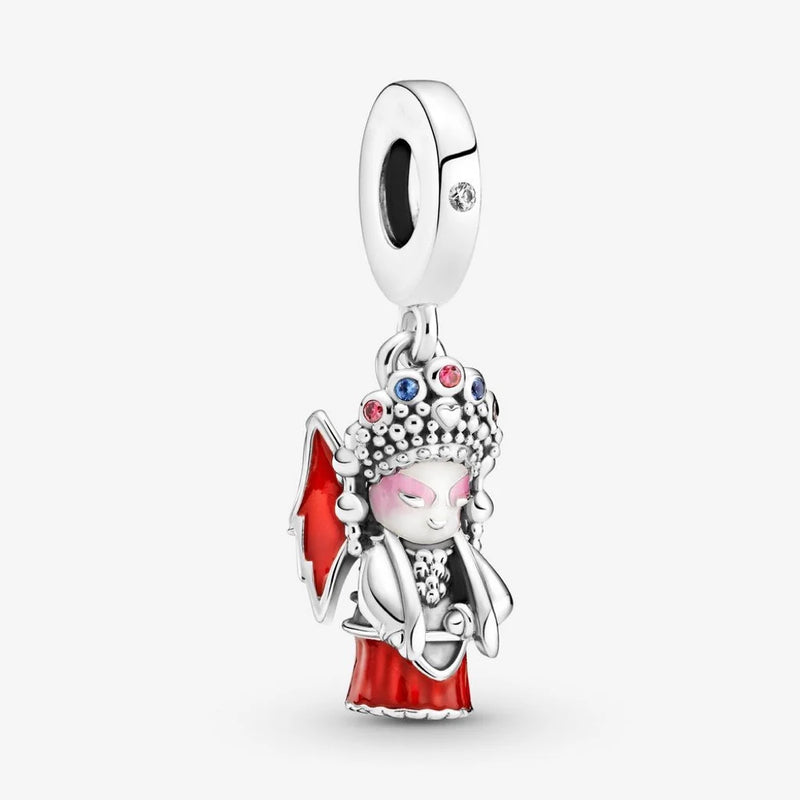 Roses Pendant High 925 Sterling Silver Forever Always Love Charm Bead
