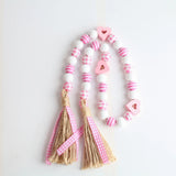 Wood String Bead DIY Romance Gift Holiday Party Decoration Children's Toys