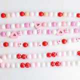 Wood String Bead DIY Romance Gift Holiday Party Decoration Children's Toys