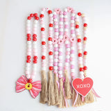 Wood String Bead DIY Romance Gift Holiday Party Decoration Children's Toys