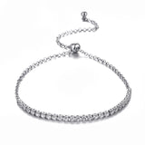 Rose Silver Bracelet & Bangles for Women Wedding Anniversary