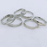 Lover's Alliance Wedding Rings 5mm Couple Ring Set