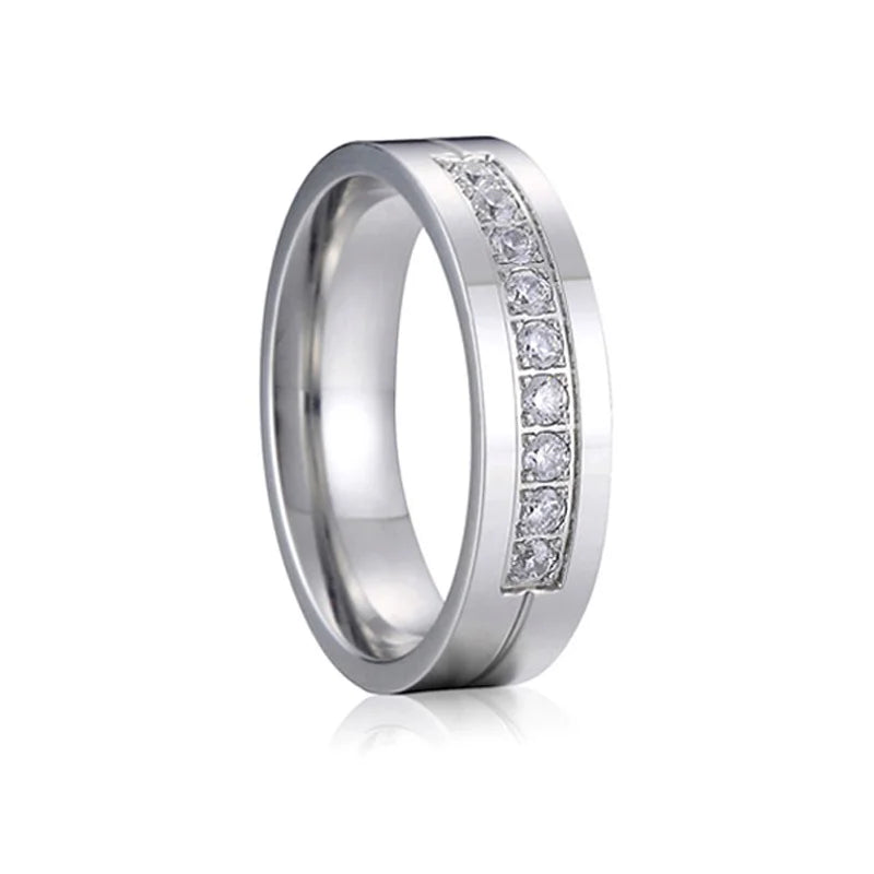 Lover's Alliance Wedding Rings 5mm Couple Ring Set