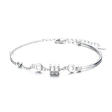 Valentines Bracelet 925 Silver Rose Jewelry Accessory