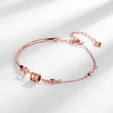 Valentines Bracelet 925 Silver Rose Jewelry Accessory