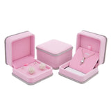 Valentines Ring Velvet Gift Box Jewelry Organizer Earrings Pendant Case
