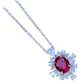 Chocker Necklace AAAAA Zircon Filled Wedding Pendants Necklace