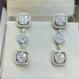 Lab Diamond Drop Earrings for Women