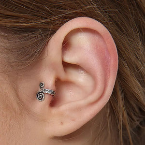 VamGoth1573 Sterling Silver Clip Earrings for Women Nose - Hot