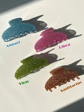 Pink Green Acrylic Hair Claw Clip Large Barrette Hairpin for Women Girls