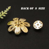 Vanifin Abstract Geometry Flower Brooch Pin Zircon