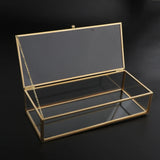 Geometric Terrarium Jewelry Storage Box Showcase Holder