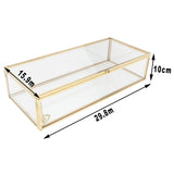 Geometric Terrarium Jewelry Storage Box Showcase Holder