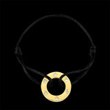 Zirconium Inlaid Red Rope Bracelet Unisex Jewelry