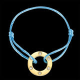 Zirconium Inlaid Red Rope Bracelet Unisex Jewelry