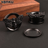 2PCS 8-22mm Stainless Steel Death Moth Ear Gauges Plugs Ear Tunnels