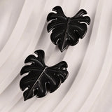Vanku 2PCS Leaves Open Saddle Ear Gauges Plugs Piercing Stretchers