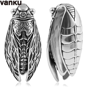 Vanku 2PCS Insect Ear Hangers Weights 316L Stainless Steel Body Jewelry