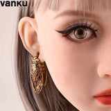 Vanku 2PCS Insect Ear Hangers Weights 316L Stainless Steel Body Jewelry