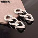 Vanku Chain Ear Hangers and Plugs Body Jewelry Piercing Earrings Gift