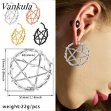Vankula Pentagram Wreath Stainless Steel Plugs