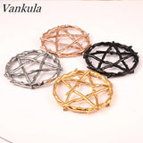 Vankula Pentagram Wreath Stainless Steel Plugs