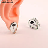 Vankula Glass Jellyfish Ear Gauges Tunnels Plugs Stretcher Earrings