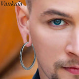 2PCS 4mm Round Ear Weights Hangers Stainless Steel Piercing Earrings