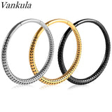 2PCS 4mm Round Ear Weights Hangers Stainless Steel Piercing Earrings