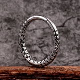 2PCS 4mm Round Ear Weights Hangers Stainless Steel Piercing Earrings