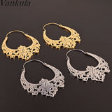 Spider Flower Ear Hanger Weights Pendant Stainless Steel Ear Plugs Gauges