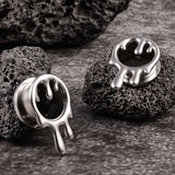 316 Stainless Steel Water Drops Ear Gauges Plugs Ear Tunnels