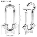 Vankula 2PCS Ear Gauges Cone Ear Weights for Stretched