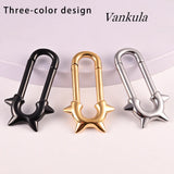 Vankula 2PCS Ear Gauges Cone Ear Weights for Stretched