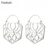 Vankula 2PCS Ear Tunnels Stainless Steel Ear Plug Tunnel