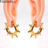 Vankula 2pc Ear Hanger Weights Stainless Steel Ear Plugs Gauges