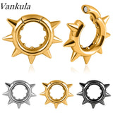 Vankula 2pc Ear Hanger Weights Stainless Steel Ear Plugs Gauges